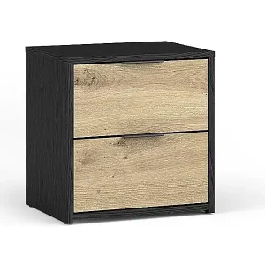 Sofort Bestellen Set von zwei Nachttischen MELODY - Modernes Design mit 2 Schubladen