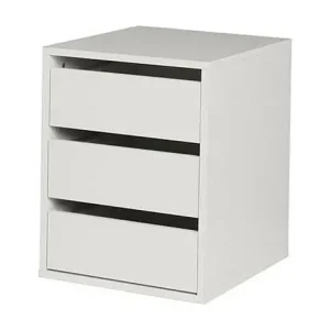 Preisknaller Set aus zwei Nachttischen für das Schlafzimmer. Kollektion VERONA. Farbe Weiß.