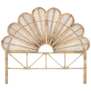Finale Aktion Handgefertigtes Kopfteil aus natürlichem Rattan 180 cm
