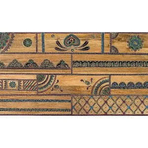 Angebot Kopfteil aus natürlichem Mangoholz 170 cm