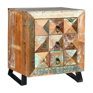 Günstig Couchtischaus recyceltem Holz