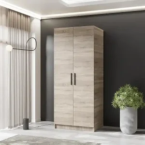 Zweitüriger Kleiderschrank GOLD 2D 78 Eiche Sonoma Sale