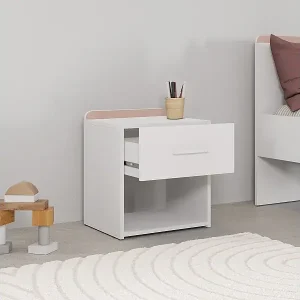 Sale Nachttich "Reverso - Mattweiß