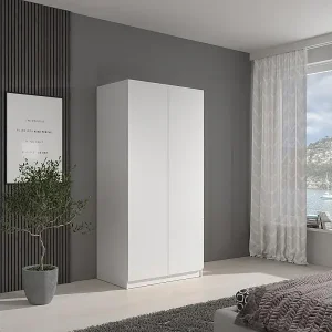 Direkt Vom Hersteller DREHTÜRENSCHRANK Classic 90/180/50 cm 2-türig weiß