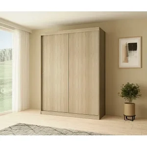 Aktuell SCHWEBETÜRENSCHRANK Mario 150/216/61 eiche Sonoma