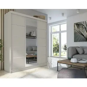 Top-Preis SCHWEBETÜRENSCHRANK Marika 240/216/61 kaschmir mit Spiegel