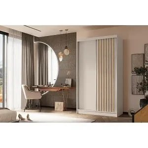 Bestpreis SCHWEBETÜRENSCHRANK Helios 120/216/61 kaschmir mit Schubladeneinsätze