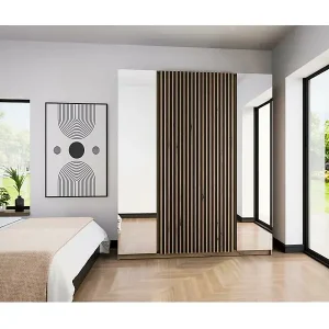 Top-Preis DREHTÜRENSCHRANK Kaya 200/62/239 4-Türig mit zwei Spiegel