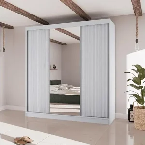 Geprüft SCHWEBETÜRENSCHRANK Ramos II 200/61/215 eiche weiß