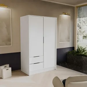 Bestpreis DREHTÜRENSCHRANK Niko 100/51/200 cm weiß