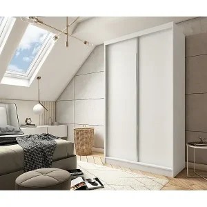 Expressversand SCHWEBETÜRENSCHRANK Mario 120/216/61 weiß