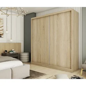 SCHWEBETÜRENSCHRANK Mario 200/216/61 eiche Sonoma Sale