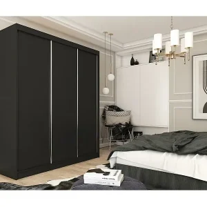 Must-Have SCHWEBETÜRENSCHRANK Mario 240/216/61 schwarz