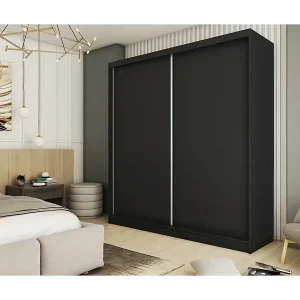 Aktuell SCHWEBETÜRENSCHRANK Mario 200/216/61 schwarz