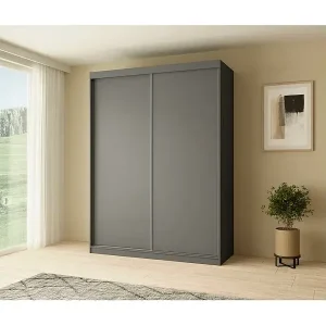 SCHWEBETÜRENSCHRANK Mario 160/216/61 graphit Garantierte Lieferung