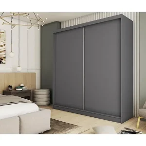 Wochenendangebot SCHWEBETÜRENSCHRANK Mario 200/216/61 graphit