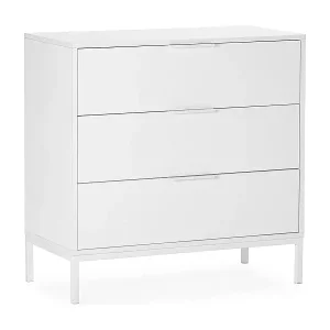 Kommode Auri 3 schubladen Weiß Top-Angebot