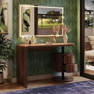 Kostenloser Rückversand Schminktisch eiche rustikal 120x50x76 lara