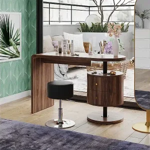 Jetzt Kaufen Schminktisch eiche rustikal 120x50x76 lara