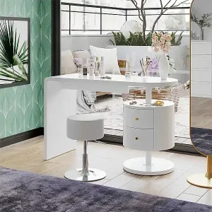 Kracherpreis Schminktisch weiß 120x50x76 lara