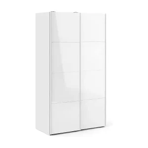 Kleiderschrank 2 Türen Dstopp, Schlafzimmermöbel, Schrank, Garderobe, 122x62 h220 cm, WeiÃŸ Geprüft