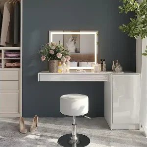 Kostenloser Rückversand Schminktisch weiß 100x40.1x12 sherry