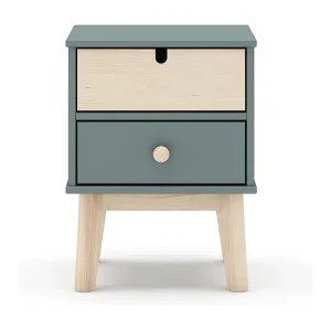 Schneller Versand Nachttisch mit 2 Schubladen 40x35 cm