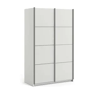 Kleiderschrank 2 Türen NancyWake, Schlafzimmermöbel, Schrank, Garderobe, 122x64 h202 cm, WeiÃŸ Sofort Bestellen