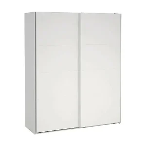 Begrenztes Angebot 2-türiger MehrzweckschrankDpuglies, Multifunktionale Möbel, Schuhschrank, Besenschrank, 179x65 h220 cm, Weiß