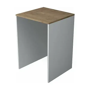 Großer Mehrzweckschrank Dmagrass, Multifunktionale Möbel, Schuhschrank, Besenschrank, 65x60h92 cm, Walnuss und Weiß Solange Der Vorrat Reicht