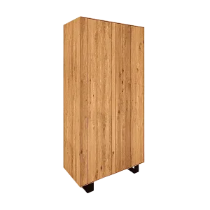 STEEL - Kleiderschrankaus Wildeiche, naturgeölt Sale