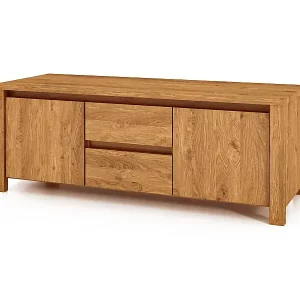 Preiswert VINCI - Kommode 100% aus massivem Holz aus Wildeiche, naturgeölt