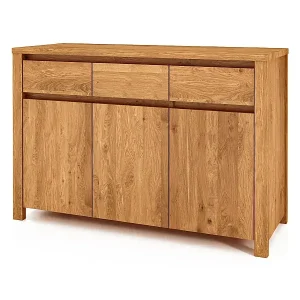 VINCI - Kommode 100% aus massivem Holz aus Wildeiche, naturgeölt Gratis Versand