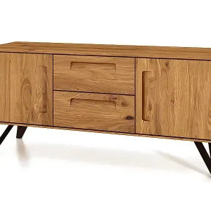 GOLO - Kommode 100% aus massivem Holz aus Wildeiche, naturgeölt Sofort Bestellen
