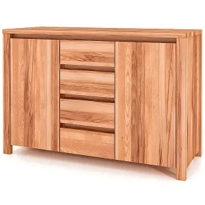 VINCI - Kommode 100% aus massivem Holz aus Kernbuche, naturgeölt Neu