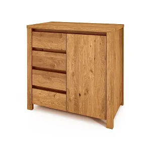 VINCI - Kommode 100% aus massivem Holz aus Wildeiche, naturgeölt Saisonangebot