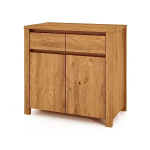 VINCI - Kommode 100% aus massivem Holz aus Wildeiche, naturgeölt Echt