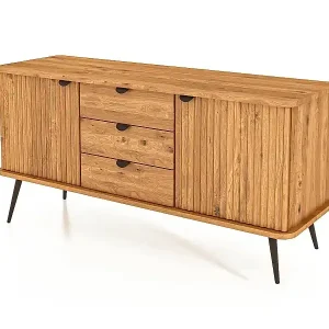 Preis Gesenkt KULA - Kommode 100% aus massivem Holz aus Wildeiche, naturgeölt