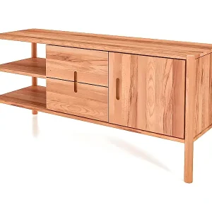 Versand Am Gleichen Tag POLA - Kommode 100% aus massivem Holz aus Kernbuche, naturgeölt