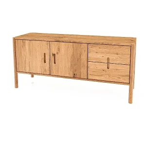 POLA - Kommode 100% aus massivem Holz aus Wildeiche, naturgeölt Meistverkauft