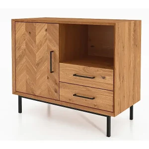 ABIES - Kommode 100% aus massivem Holz aus Wildeiche, naturgeölt Gratis Versand