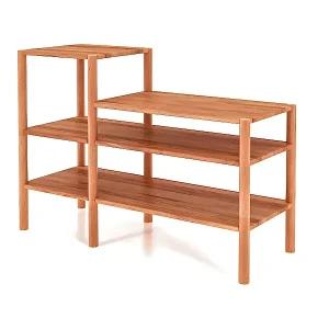 Highlight POLA - Regall aus massivem Holz aus Kernbuche, naturgeölt