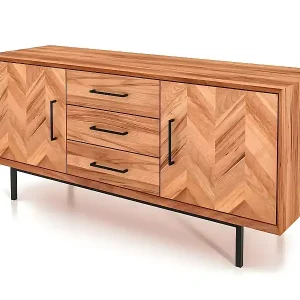 ABIES - Kommode 100% aus massivem Holz aus Kernbuche, naturgeölt Wochenendangebot