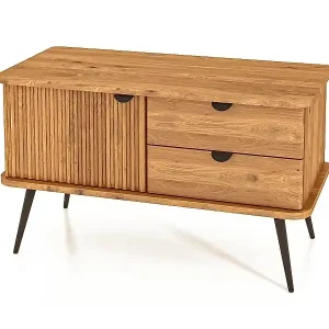 Rabatt KULA - Kommode 100% aus massivem Holz aus Wildeiche, naturgeölt