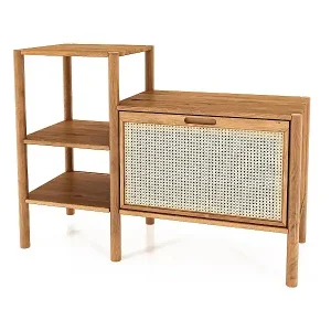 Expressversand POLA - Regall aus massivem Holz aus Wiledeiche, naturgeölt