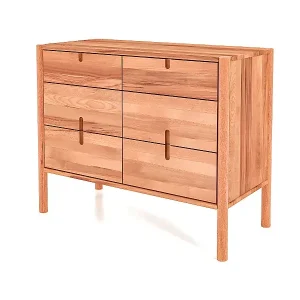 POLA - Kommode 100% aus massivem Holz aus Kernbuche, naturgeölt Letzte Chance