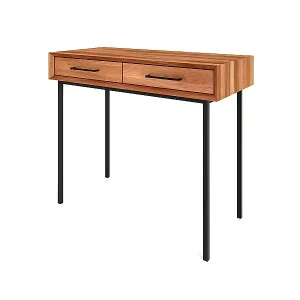 ABIES - Schminktisch mit Schubladen aus Kernbuche, naturgeölt Begrenztes Angebot