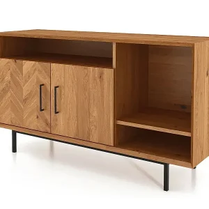 ABIES - Kommode 100% aus massivem Holz aus Wildeiche, naturgeölt Schnäppchen