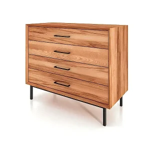 ABIES - Kommode 100% aus massivem Holz aus Kernbuche, naturgeölt Super-Preis