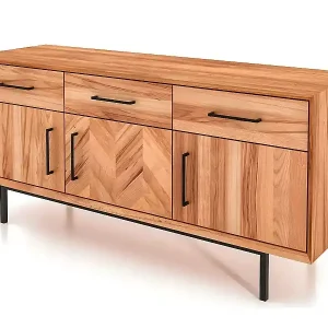 Highlight ABIES - Kommode 100% aus massivem Holz aus Kernbuche, naturgeölt